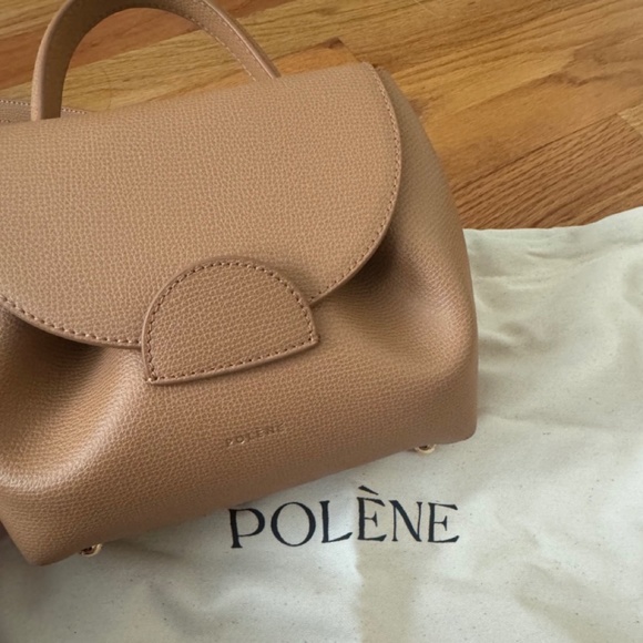 Polene Numero Un Nano | Bag | Textured Tan | NWT - Picture 1 of 7